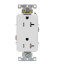 Decora Plus Tamper Resistant Duplex Receptacle - White (20A, 125V, 2P)