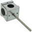 4" Duct Mount Nickel Temperature Sensor w/ Metal Cover (1k ohm)