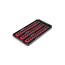 1/4" Drive 3-Rail Socket Organizer Set, Red (39-Tool)