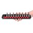3/8 in Drive Hex Bit Socket Set with Rails, 19-Piece (1/8-3/8", 3-10mm)