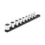 3/8" Drive 6-Point Socket Set with Rail, 9-Piece (5/16-3/4")