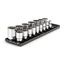 1/2" Drive 12-Point Socket Set with Rails, 16-Piece (3/8-1-5/16")