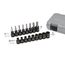 1/2" Drive Torx and External Star Impact Socket Set, 17-Piece (T30-T70, E10-E24)