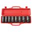 3/4" Drive Deep 6-Point Impact Socket Set, 8-Piece (27-38mm)