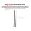 Long Alignment Punch Set, 3-Piece (3/16, 1/4, 5/16")