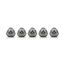 High-Torque Black Oxide Blade Nut Driver Set, 5-Piece (6-10mm)