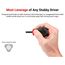 Stubby 1/4" Slotted High-Torque Black Oxide Blade Screwdriver