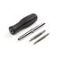 6-in-1 Phillips/Slotted Driver (#1 x 3/16", #2 x 1/4", Black)