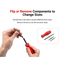 6-in-1 Torx Driver (T20 x T25, T27 x T30, Black)