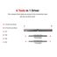 6-in-1 Torx Driver (T20 x T25, T27 x T30, Red)