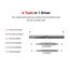 6-in-1 Slotted Driver (3/16" x 1/4", 1/8" x 5/16", Red)
