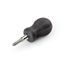 3-in-1 Stubby Phillips/Slotted Driver (#2 x 1/4", Black)