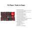 1/4" Bit Driver and Bit Set w/ Mini Stacking Tool Box (74-Piece)