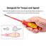Phillips, Slotted, Square Insulated Screwdriver Set w/ Black Modular Organizers, 4-Piece (#2, 5.5 - 6.5mm, #2)