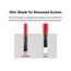 Phillips, Slotted, Square Insulated Screwdriver Set w/ Black Modular Organizers, 6-Piece (#1 - #2, 5.5 - 6.5mm, #1 - #2)