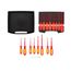 Phillips, Slotted, Square Insulated Screwdriver Set w/ Open Top Drawer and Rack, 8-Piece (#1 - #2, 3.5 - 6.5mm, #1 - #2)