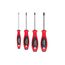 Phillips Screwdriver Set - 4" Shanks, 4-Piece (#0 - #3)