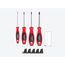 Phillips Screwdriver Set w/ Black Modular Organizers - 4" Shanks, 4-Piece (#0 - #3)