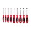 Slotted Screwdriver Set - 4" Shanks, 9-Piece (3 - 14mm)