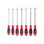 Slotted Screwdriver Set - 8" Shanks, 7-Piece (4 - 14mm)