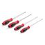 Slotted Screwdriver Set - 8" Shanks, 4-Piece (4 - 8mm)