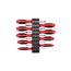 Slotted Screwdriver Set w/ Black Modular Organizers - 4" Shanks, 9-Piece (3 - 14mm)