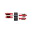 Slotted Screwdriver Set w/ Black Modular Organizers - 8" Shanks, 4-Piece (4 - 8mm)