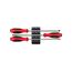 Slotted Screwdriver Set w/ Black Modular Organizers - 8" Shanks, 3-Piece (10 - 14mm)