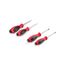 Phillips and Slotted Screwdriver Set - 4" Shanks, 4-Piece (#1 - #2, 3/16"- 1/4")