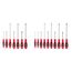Phillips and Slotted Screwdriver Set - 4", 8" Shanks, 17-Piece (#0 - #3, 3 - 8mm)