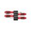 Phillips and Slotted Screwdriver Set w/ Black Modular Organizers - 4" Shanks, 4-Piece (#1 - #2, 3/16"- 1/4")