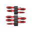 Phillips and Slotted Screwdriver Set w/ Black Modular Organizers - 4" Shanks, 9-Piece (#0 - #3, 1/8"- 3/8")