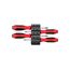 Phillips and Slotted Screwdriver Set w/ Black Modular Organizers - 4" Shanks, 4-Piece (#1 - #2, 5.5 - 6.5mm)