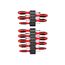 Phillips and Slotted Screwdriver Set w/ Black Modular Organizers - 4" Shanks, 14-Piece (#0 - #4, 3 - 14mm)