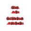 Phillips and Slotted Screwdriver Set w/ Red Modular Organizers - 8" Shanks, 10-Piece ( #1 - #3, 4 - 14mm)