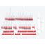 Phillips, Slotted, Torx, Square Screwdriver Set w/ Red Modular Organizers - 4", 8", 18" Shanks (54-Piece)