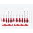 Phillips and Slotted Screwdriver Set w/ Red Modular Organizers - 4", 8" Shanks, 17-Piece (#0 - #3, 3 - 8mm)