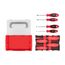 Phillips and Slotted Screwdriver Set w/ Mini Stacking Tool Box - 4" Shanks, 4-Piece (#1 - #2, 3/16"- 1/4")