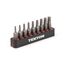 1/4" Star Bit Set with Rail, 9-Piece (T7-T30)