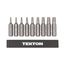1/4" Star Bit Set with Rail, 9-Piece (T7-T30)