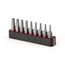 1/4" Star Security Bit Set with Rail, 9-Piece (TR7-TR30)