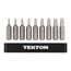 1/4" Star Security Bit Set with Rail, 9-Piece (TR7-TR30)