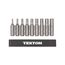 1/4" Metric Hex Bit Set with Rail, 9-Piece (2-6mm)