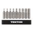 1/4" Hex Security Bit Set with Rail, 9-Piece (5/64-1/4")