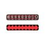 1/4" Metric Security Hex Bit Set with Rail, 9-Piece (2-6mm)