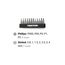 4mm Phillips and Slotted Bit Set w/ Rail, 12-Piece (#000 - #2, 0.8 - 4mm)
