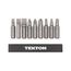 1/4" Phillips, Slotted, Square Bit Set with Rail, 9-Piece (#1-#3, 3/16-5/16", S1-S3)