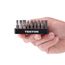 1/4" Hex, Phillips, Slotted Bit Set w/ Rail (9-Piece)