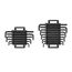 Flat End Hex L-Key Set with Rack, 15-Piece (7/16-3/4", 11-19mm)