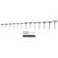 Star T-Handle Key Set with Stand, 13-Piece (T6-T50)